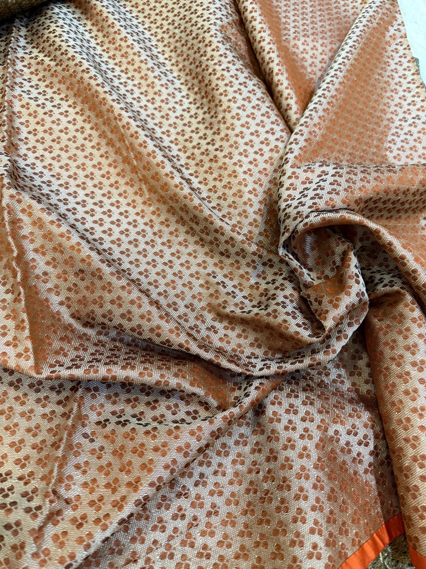 Grey Banarasi Silk Saree – Tanchui Weave with Silver & Gold Zari